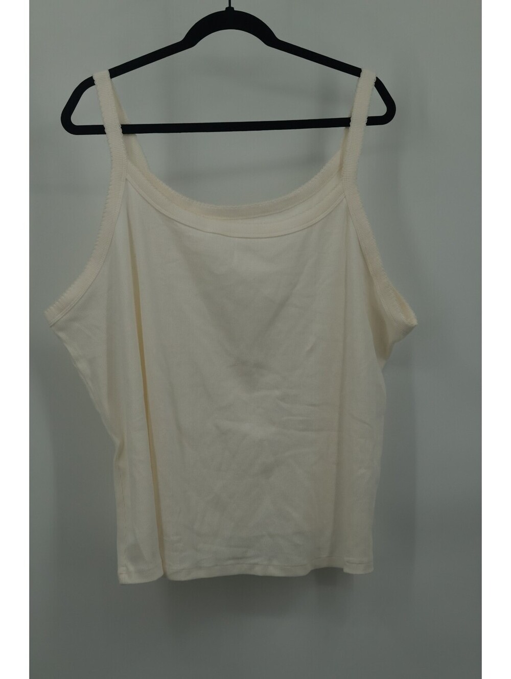Old Navy Women's Casual Fitted White Sleeveless Camisole Tank Top 4X Plus Size